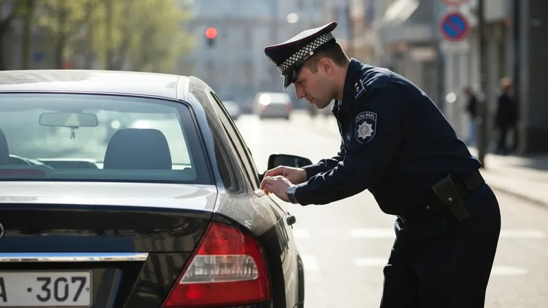 Régulations sur l'affichage des plaques d'immatriculation